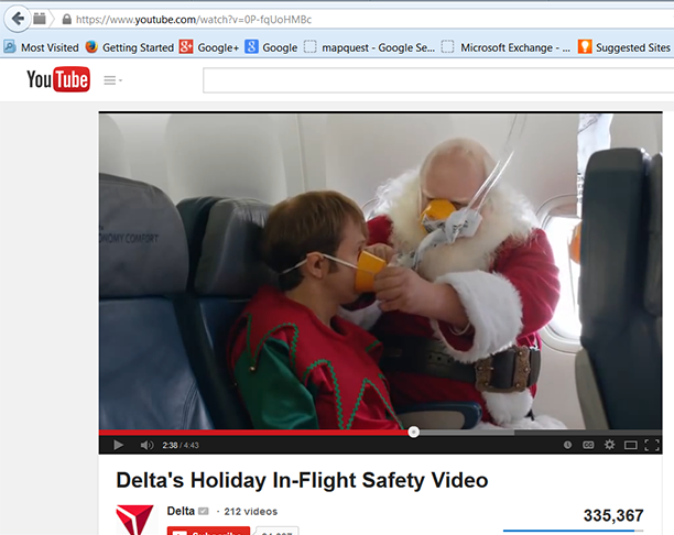 Delta's holiday safety video